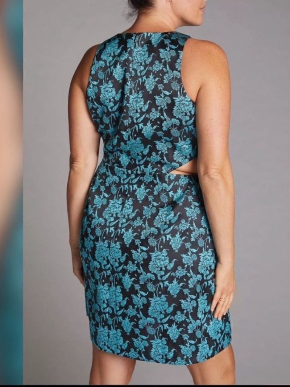 Anthropologie Hutch Floral Cutout Dress Wedding Guest Cocktail Size 14 NWT